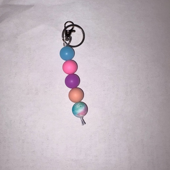 Colorful Beaded Keychain - Picture 1 of 1